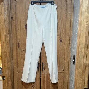 ANTONIO MELANI Classic White Trousers